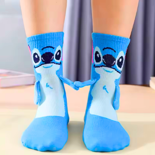 Calcetines graciosos con imán
