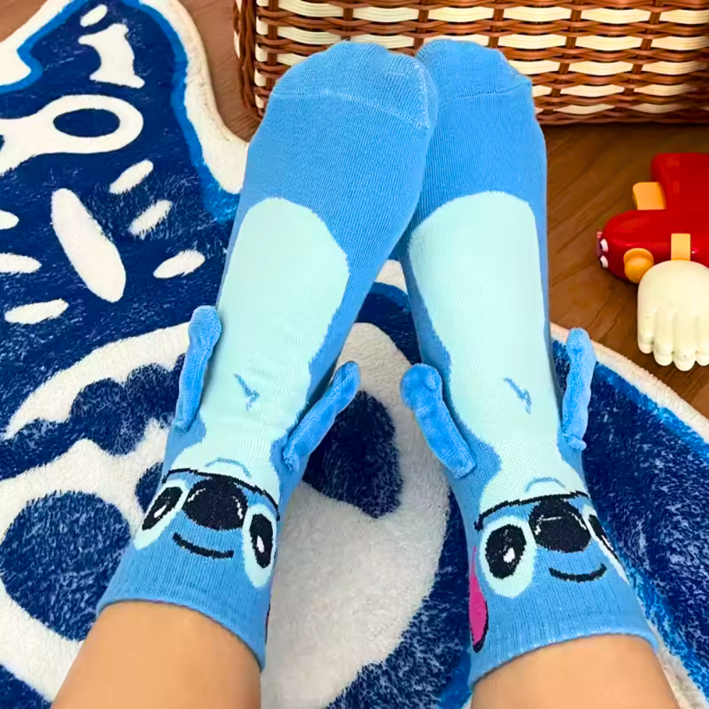 Calcetines graciosos con imán