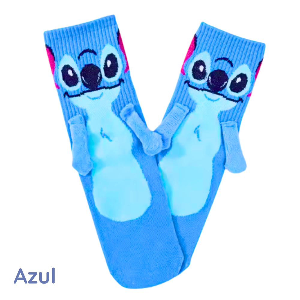 Calcetines graciosos con imán